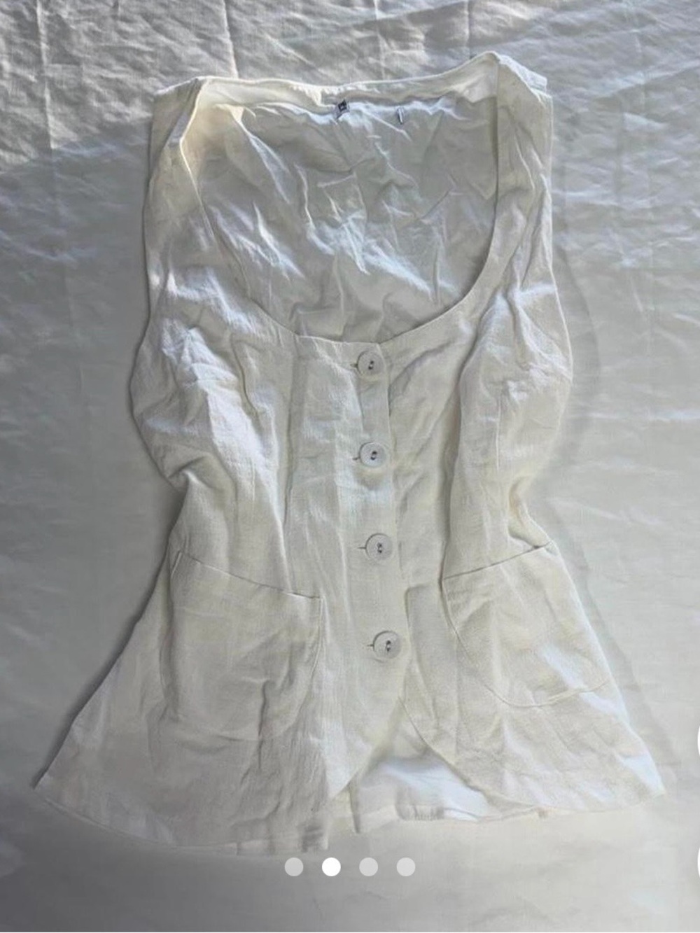 Princess Polly white button down - Picture 2 of 4